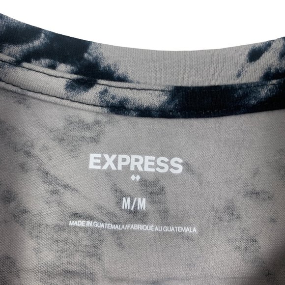 Express Cotton/Spandex Blend Tie Dye T-Shirt Men's Size Medium - Picture 3 of 4